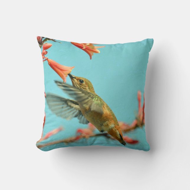 Hummingbird Pillow (Front)