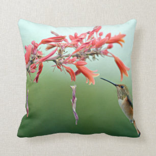 Hummingbird pillow