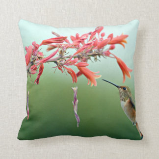 Hummingbird pillow