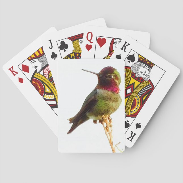 "Hummingbird" Playing Cards (Back)