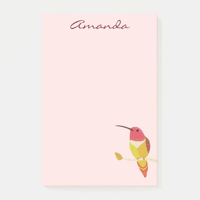 Hummingbird Post-It Notes (Front)