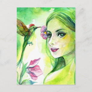 Hummingbird Postcard