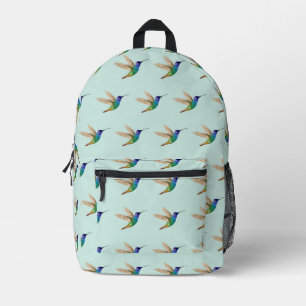 Hummingbird Printed Backpack