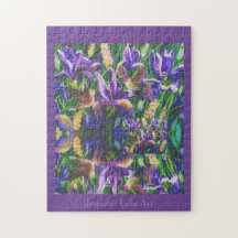Hummingbird Purple Puzzle