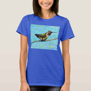 Hummingbird Ready to Fly Painting T-Shirt