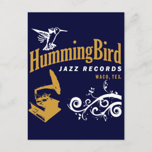 Hummingbird Records Postcard