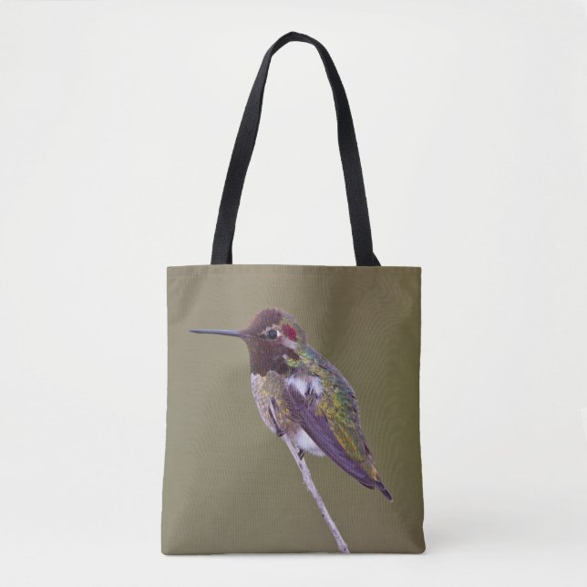 Hummingbird resting tote bag (Front)