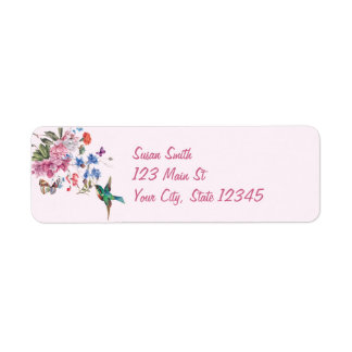 Hummingbird Return Address Labels