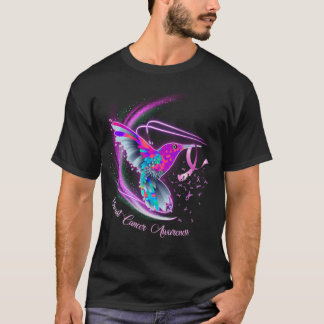 Hummingbird ribbon breast cancer awareness_fullpri T-Shirt