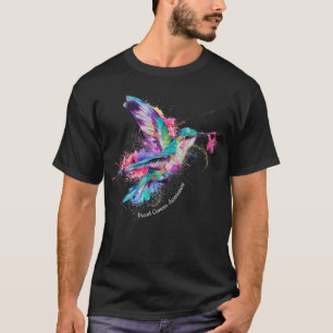 Hummingbird Ribbon Breast Cancer Awareness T-Shirt