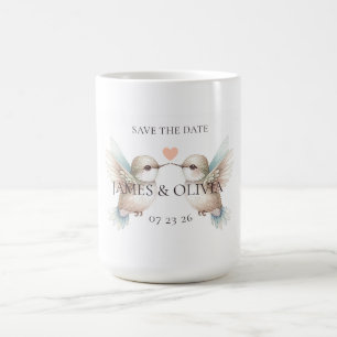 Hummingbird Romance Custom Wedding Theme Coffee Mug