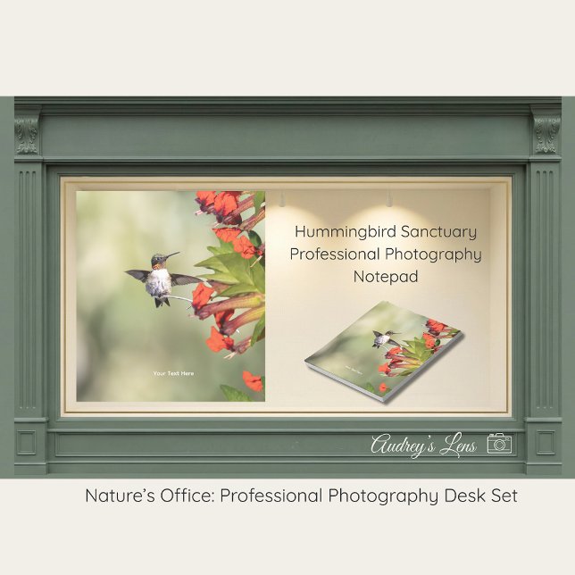 Hummingbird Sanctuary Professional Photography  Notepad (Creator Uploaded)