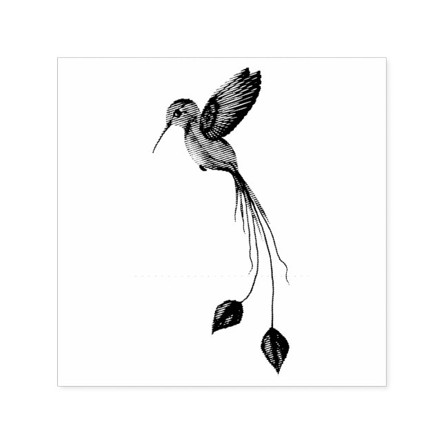 Hummingbird Self-inking Stamp (Design)