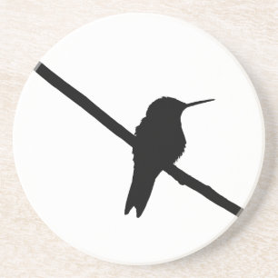 Hummingbird Silhouette Coaster
