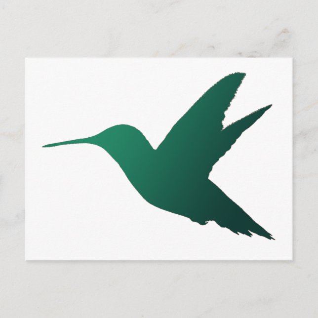 Hummingbird Silhouette Postcard (Front)