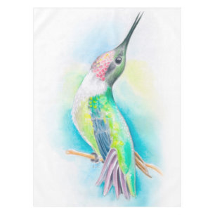 Hummingbird Singing Tablecloth