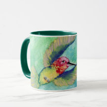 Hummingbird Smile by Lyric Rivera- Coffee Mug