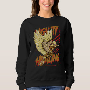 Hummingbird Steampunk Style Birder Bird Watcher Bi Sweatshirt