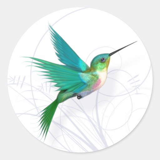 Image of Hummingbird Sticker