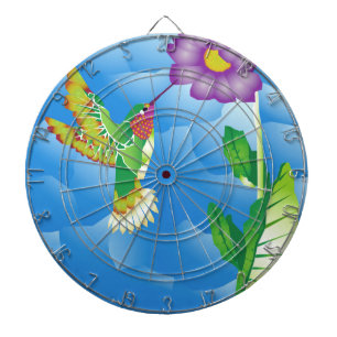 Hummingbird:  Stylised Dartboard
