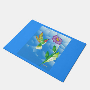 Hummingbird:  Stylised Doormat