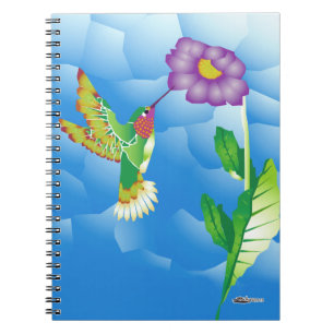 Hummingbird:  Stylised Notebook