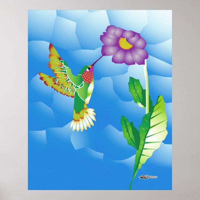 Hummingbird:  Stylised Poster (Front)