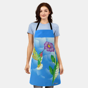 Hummingbird: Stylized Apron