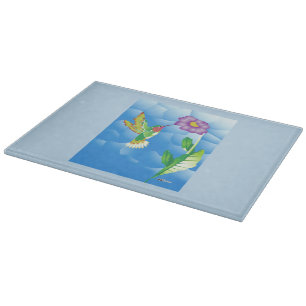 Hummingbird: Stylized Cutting Board