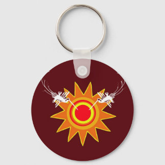 Hummingbird Sun Keychain