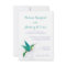 Hummingbird Swirl 5x7 Wedding Invitation