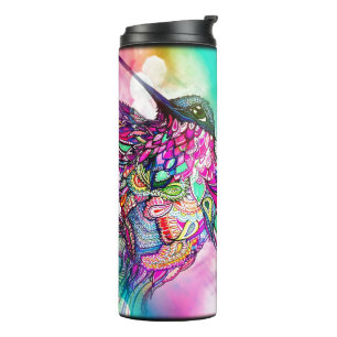 Hummingbird Tangle Lamp by Michele Zurine Thermal Tumbler