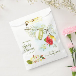 Hummingbird Tea Party Baby Shower Favour Bags