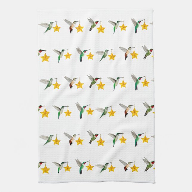 Hummingbird Tea Towel (Vertical)