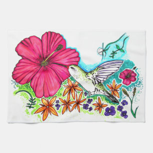 Hummingbird Tea Towel