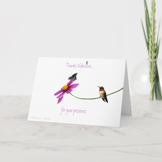 Hummingbird: Thank you for your presence (Front)