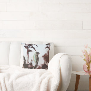 Hummingbird Throw Pillow