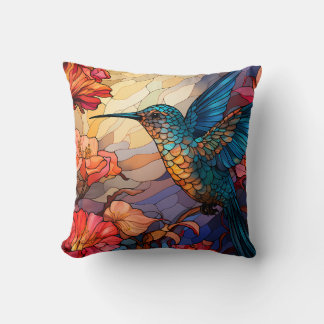 Hummingbird Throw Pillow