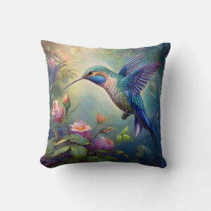 Hummingbird Throw Pillow