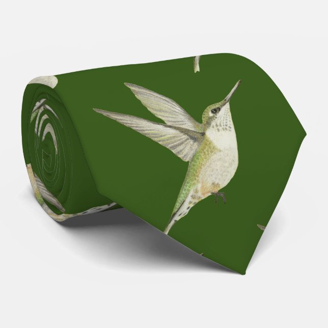 Hummingbird Tie (Rolled)