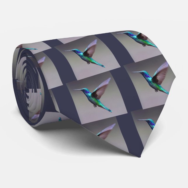 Hummingbird Tie (Rolled)