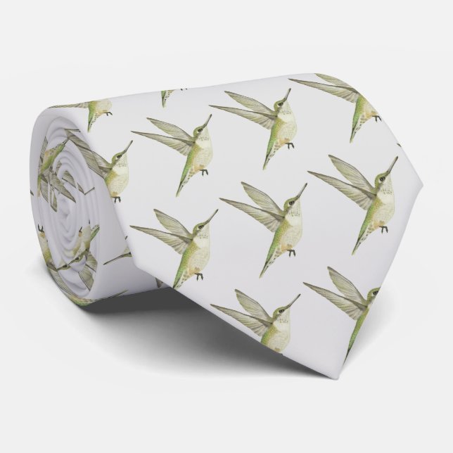 Hummingbird Tie (Rolled)