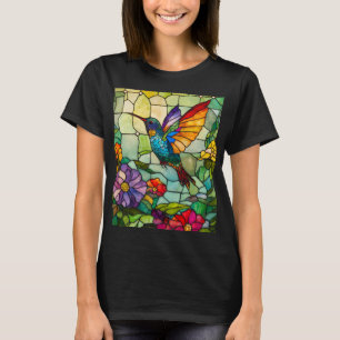 Hummingbird Tiffany-Style Window T-Shirt