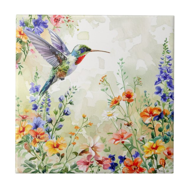 Hummingbird Tile (Front)
