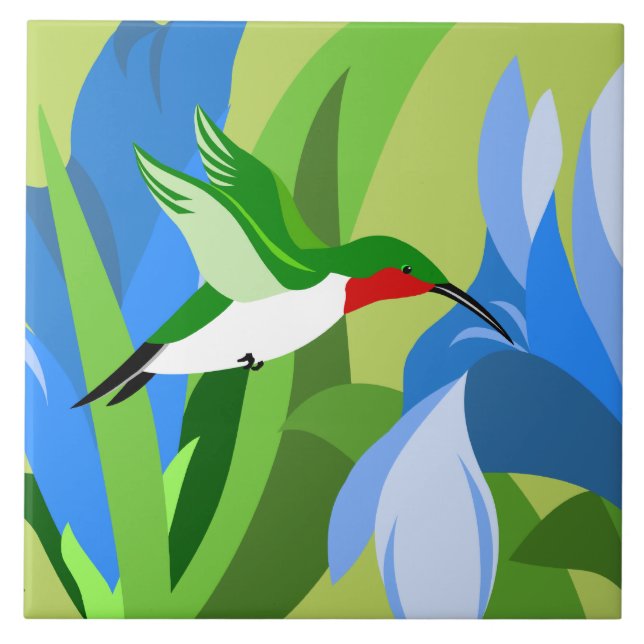 Hummingbird Tile (Front)