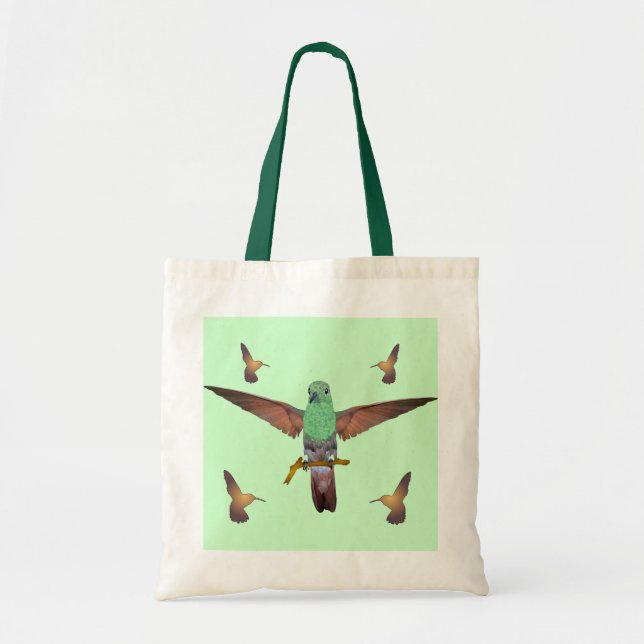 Hummingbird Tote Bag (Front)