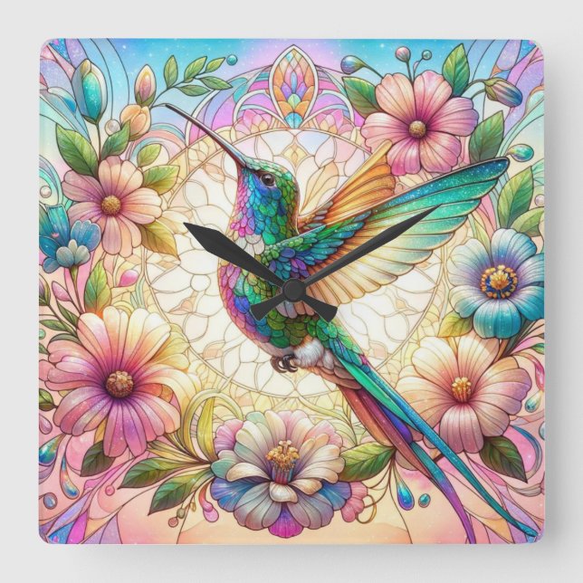 Hummingbird Wall Clock (Front)
