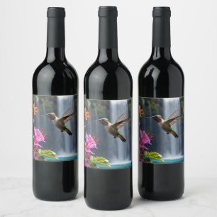 Hummingbird Waterfall Park,  Wine Label