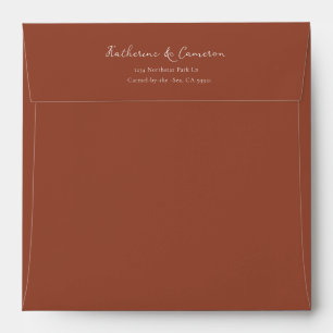 Hummingbird Wedding  Envelope