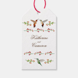 Hummingbird Wedding Gift Tags